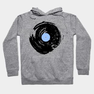 Grunge Vinyl Record Hoodie